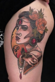 一组欧美彩色纹身图案欣赏