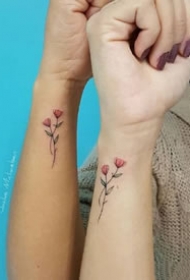 适合和闺蜜一起纹的小清新纹身
