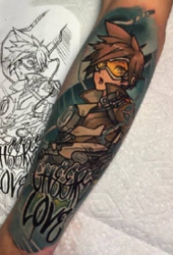 守望先锋9款英雄纹身--来自ins纹身师mikendazzoart作品