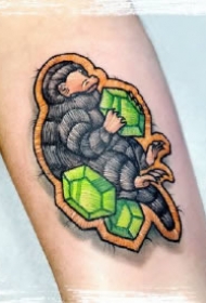 刺绣纹身 18款彩色的创意刺绣主题的纹身图片