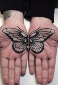 手心纹身 9款手掌心里的成对纹身图案