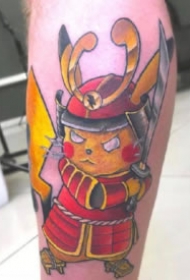 大侦探皮卡丘的一组可爱皮卡丘纹身图片