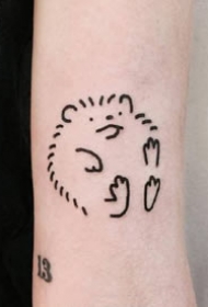 一组可爱的点刺小纹身图案欣赏