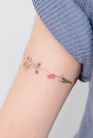 一组小清新女生纹身图案欣赏