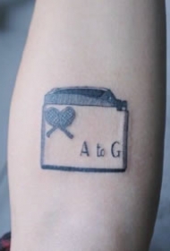 一组9张原色小清新纹身图片赏析