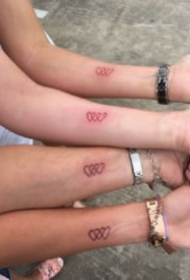 好朋友纹身 9款闺蜜姐妹好朋友的纹身作品欣赏