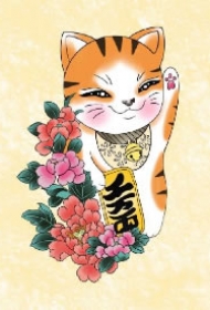 30款漂亮花卉主题的纹身手稿图片