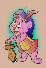 卡通主题的18款彩色小图纹身手稿图片