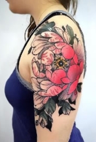 复古的配色9款欧美风彩色纹身作品图