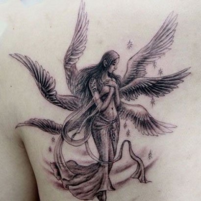 各位纹身同好们好呀，本次小编为大家带来的是一组非常精美，层次分明的写实风六翼天使纹身，上身效果也可以说是非常的不错，下面我们就一起来看看这组天使纹身吧。