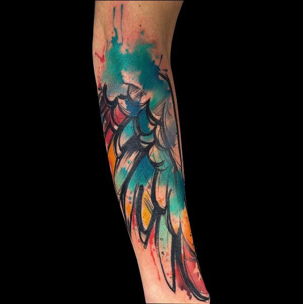 纹身并不一定都是彰显个性，效果酷炫的，也可以是温馨和具有纪念意义的。本次为同学们带来的是一组极具创意的小臂天使羽翼翅膀图案。