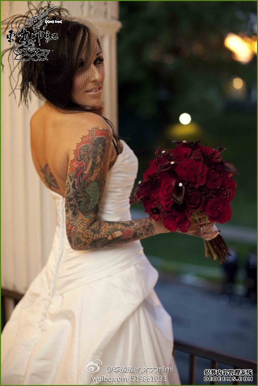 如此前卫的美国纹身新娘