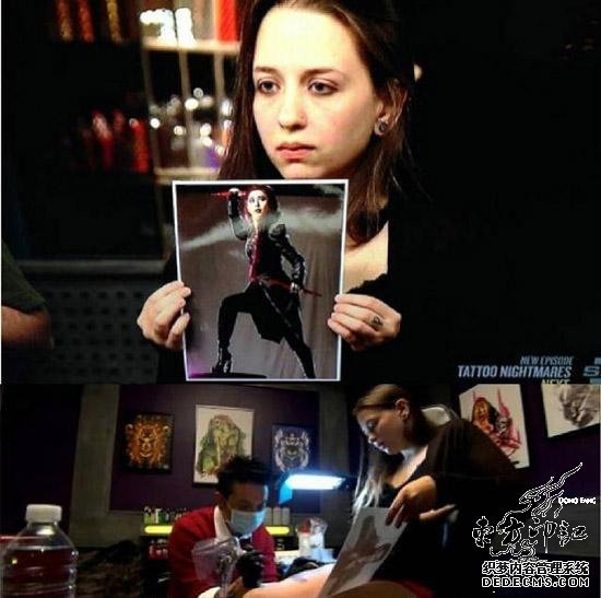 范冰冰演《X战警》被赞 女粉丝纹身示爱