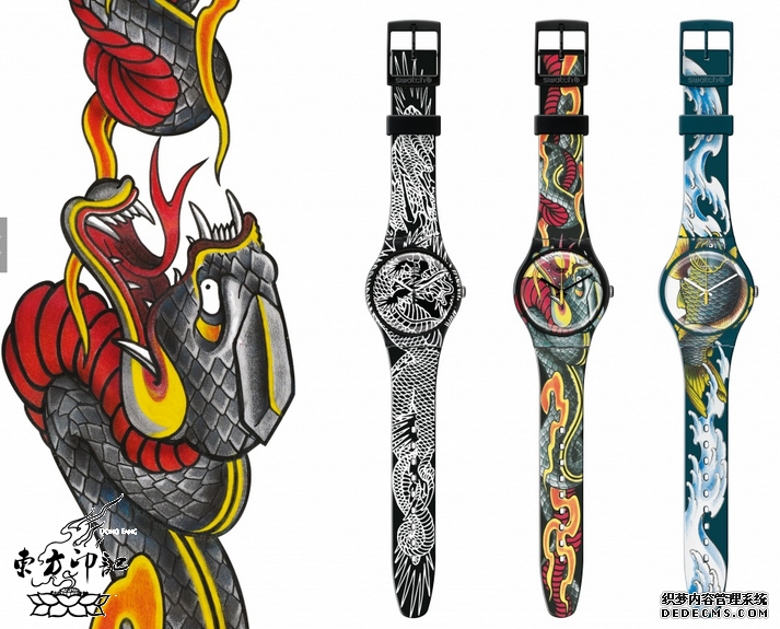 纹身腕表，源自巴黎纹身师Tin-Tin的创意设计