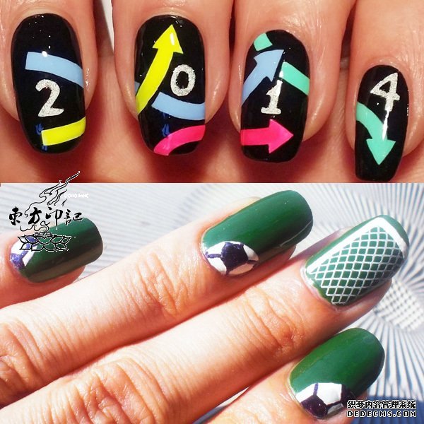 伪球迷开始贴指甲纹身贴 庆祝世界杯了？