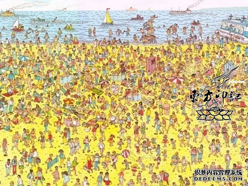 老外后背纹150个小人 演绎“寻找威利”纹身版