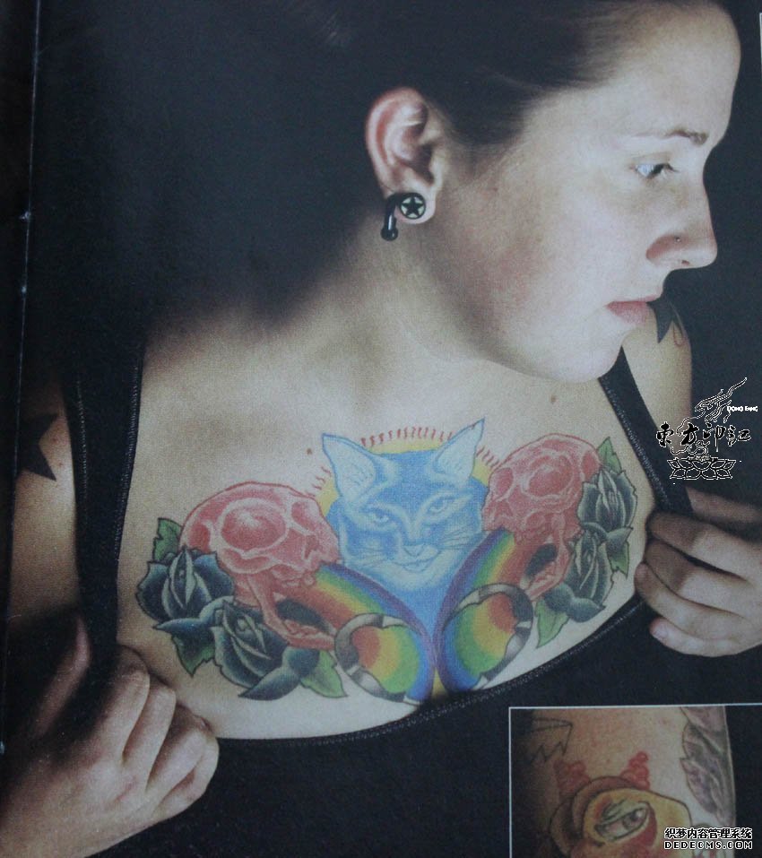 美国女子:因玩笑而成的纹身