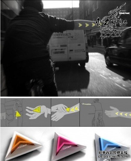 夜光纹身，竟然可以做转弯指示标？