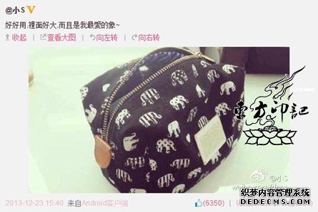 小S“小象”纹身变身“小象”女包,小象又火啦