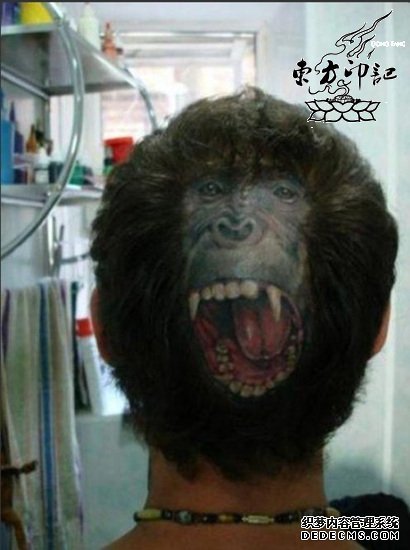 最新潮的纹身——“头发纹身”