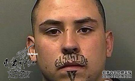美国窃贼纹胡须纹身 被警方一举抓获