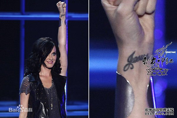 盘点美国歌手凯特佩里的全身纹身