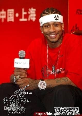 阿伦-艾弗森纹身：成功属于强者