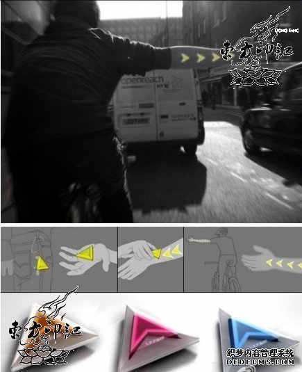 纹身，竟然也可以当指示牌？！