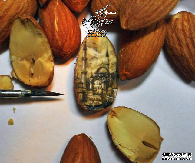 你见过在植物种子上创作纹身艺术的吗？