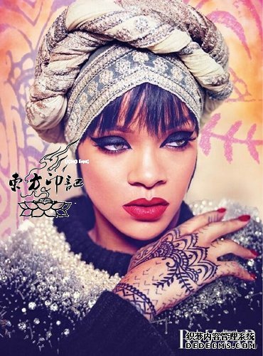 蕾哈娜拍阿拉伯版《芭莎》封面  手部纹身引争议