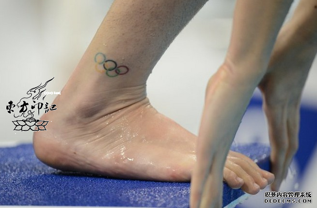 奥运五环纹身：胜利的标志