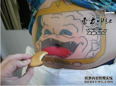 那些无下限的肚脐纹身......