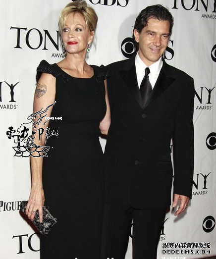 好莱坞女星梅兰妮离婚 去除前夫名字纹身