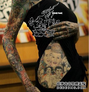 世界吉尼斯纪录中的纹身女郎