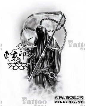 纹身新八卦：死神纹身新看点 斗篷和镰刀