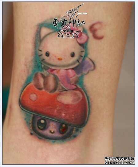 纹身动态：卡通纹身，永葆一分童趣