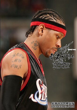 体育明星纹身，艾弗森忠字纹身令人难忘