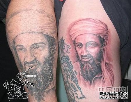 盘点那些疑似恐怖主义的惊恐纹身