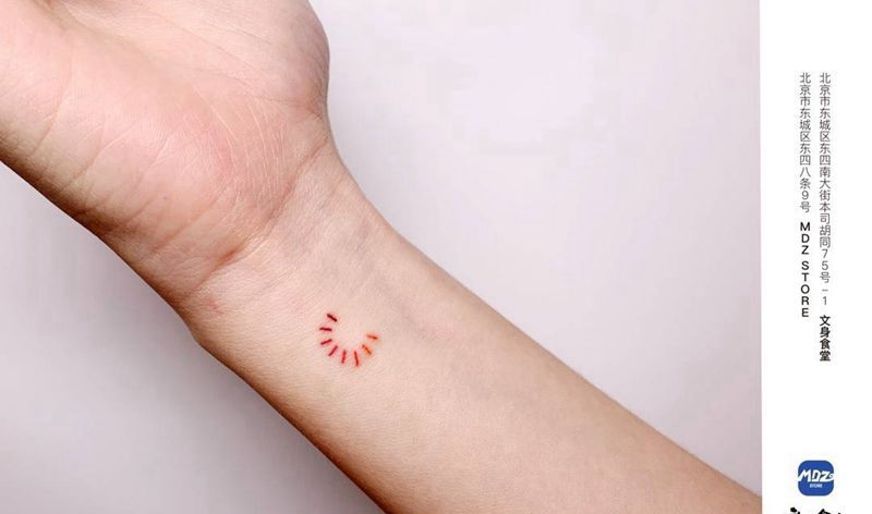 无标题纹身图片_手部水彩纹身图案