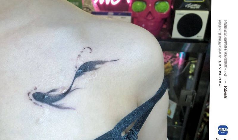 遮盖疤痕纹身图片_胸部遮盖疤痕纹身图案