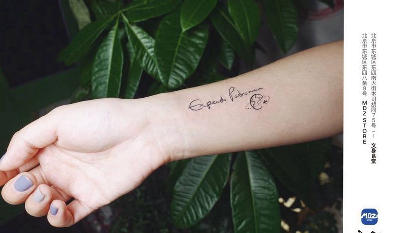 无标题纹身图片_手臂文字纹身图案