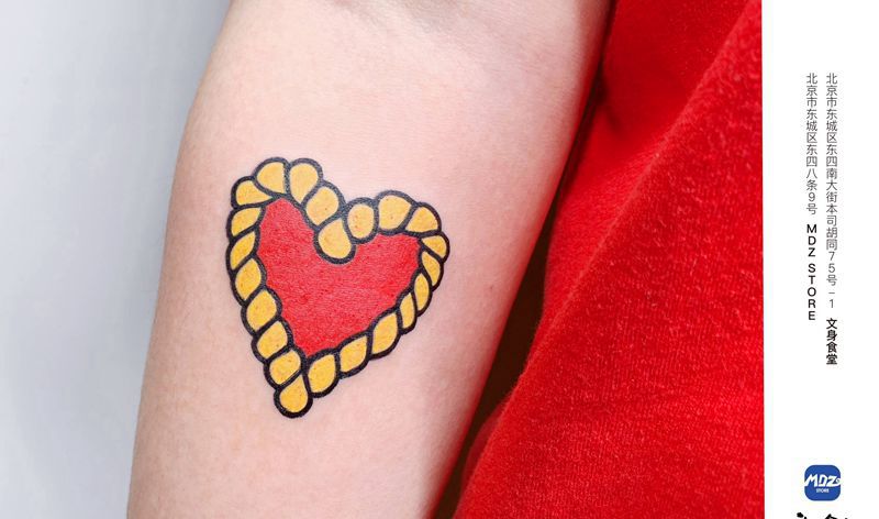 ♥️纹身图片_手臂Old School纹身图案