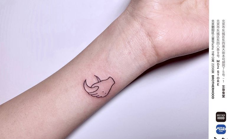 无标题纹身图片_手臂简笔画纹身图案