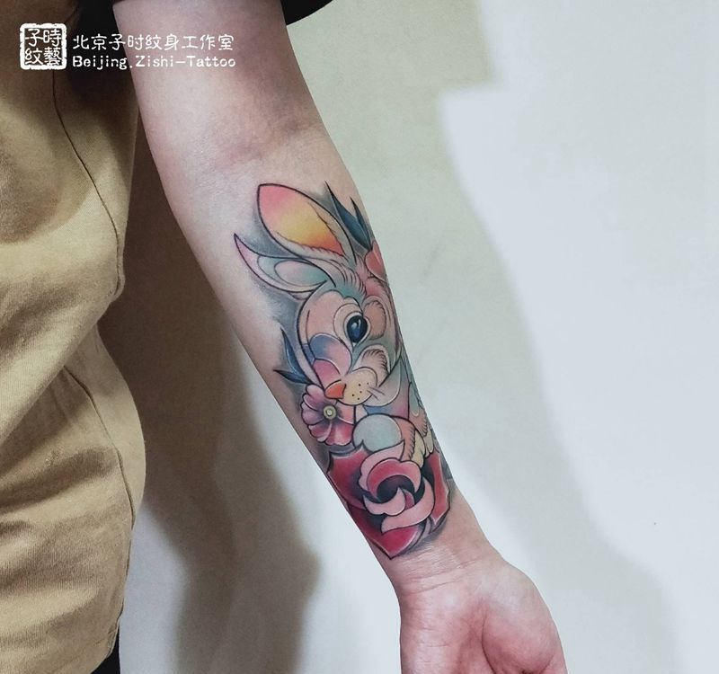 new school纹身图片_手臂纹身图案