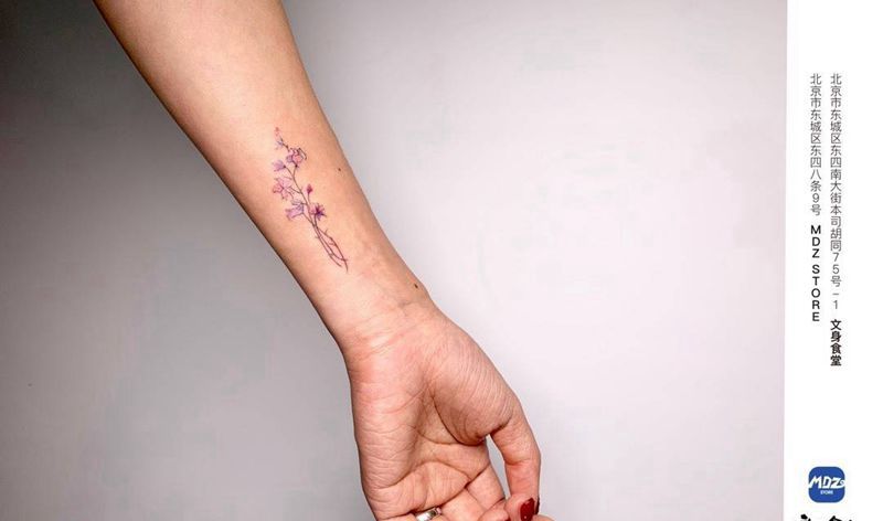 无标题纹身图片_手臂水彩纹身图案