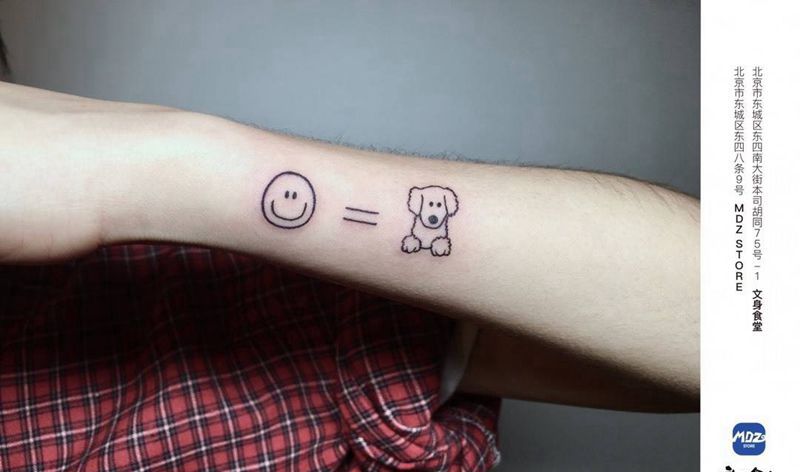 无标题纹身图片_手臂简笔画纹身图案