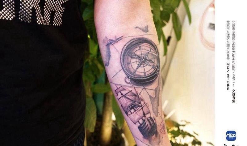 老图修复纹身图片_手臂纹身图案