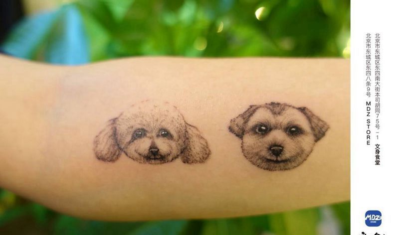 无标题纹身图片_手臂点刺纹身图案