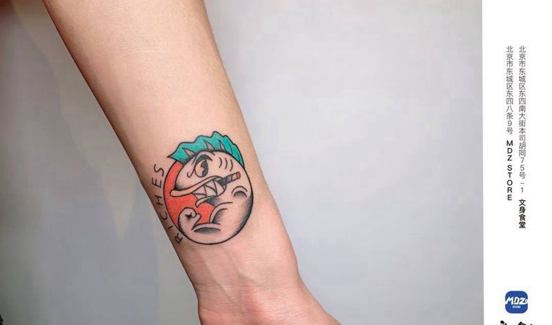 无标题纹身图片_手臂New School纹身图案