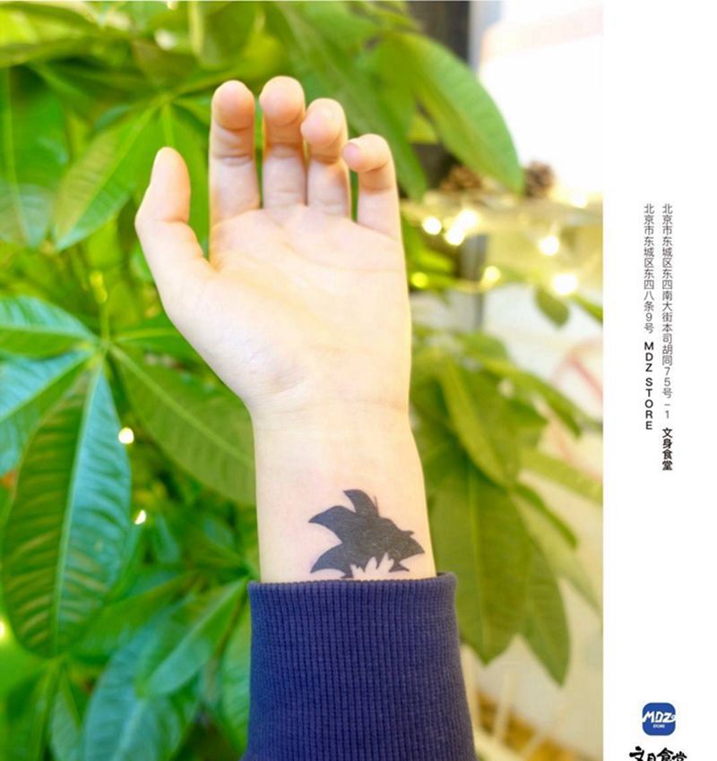 七龙珠纹身图片_手臂New School纹身图案